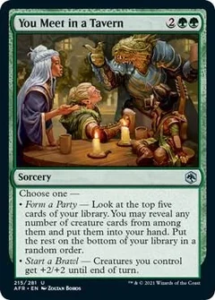 You Meet in a Tavern Foil 215