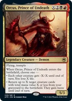 Orcus, Prince of Undeath Foil 229
