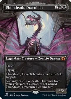 Ebondeath, Dracolich (Borderless) Foil 292