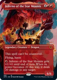 Inferno of the Star Mounts (Borderless) Foil 293