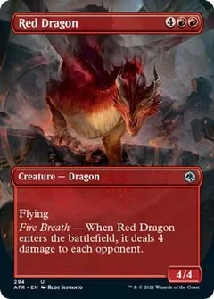 Red Dragon (Borderless) Foil 294