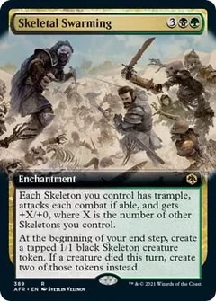 Skeletal Swarming (Extended Art) Foil 389