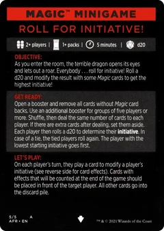Magic Minigame: Roll for Initiative! 5