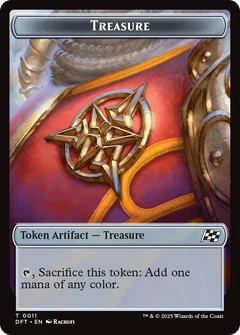 Treasure // Pilot Double-Sided Token Foil 11 // 1