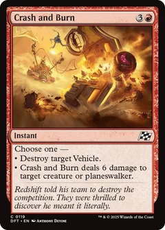 Crash and Burn Foil 119