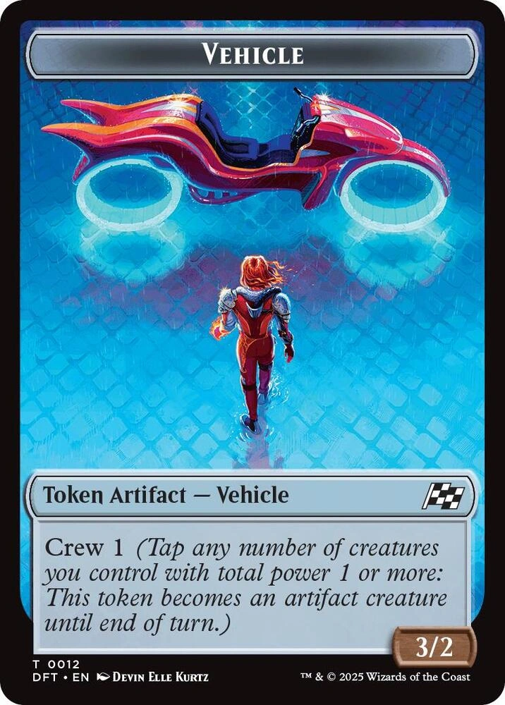 Vehicle // Pilot Double-Sided Token Foil