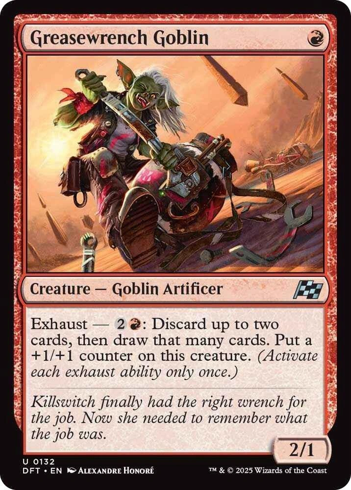 Greasewrench Goblin Foil