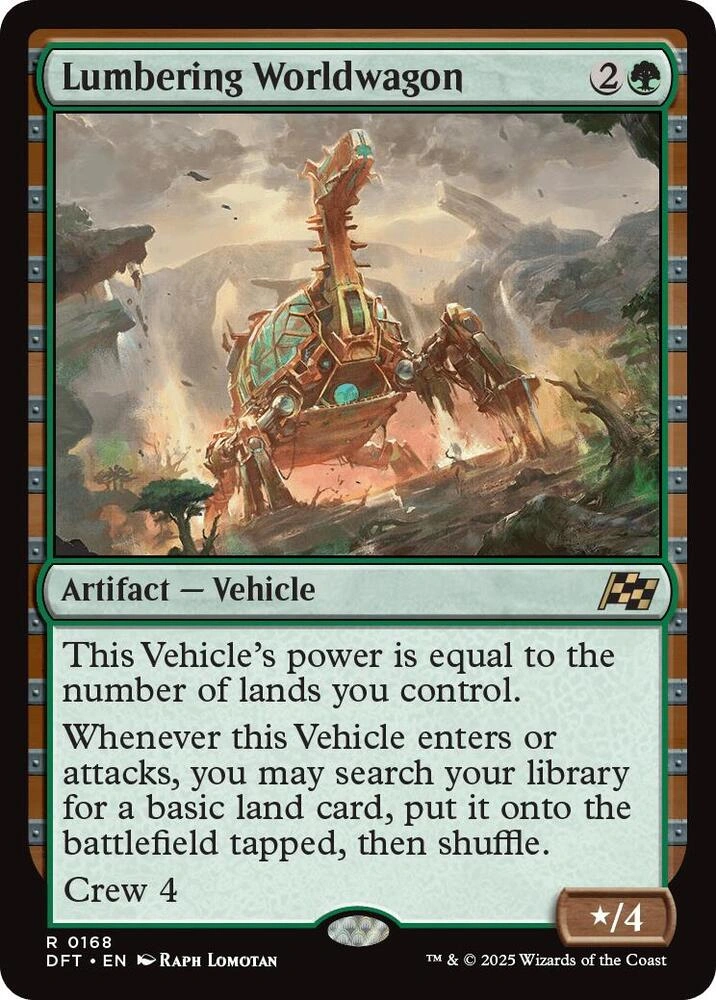 Lumbering Worldwagon Foil