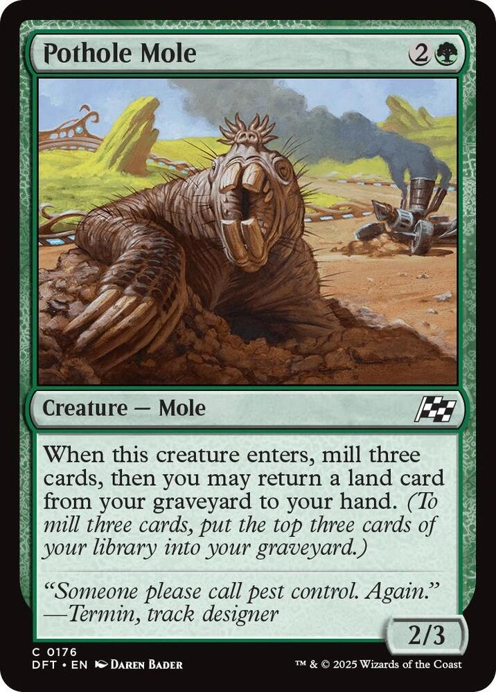 Pothole Mole Foil