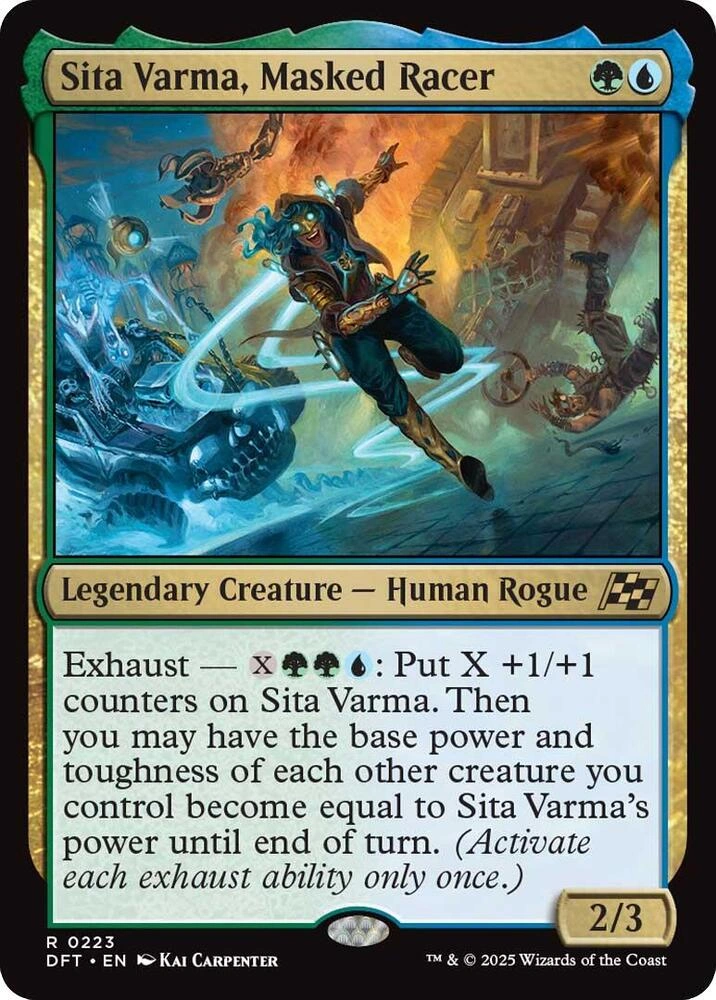 Sita Varma, Masked Racer Foil
