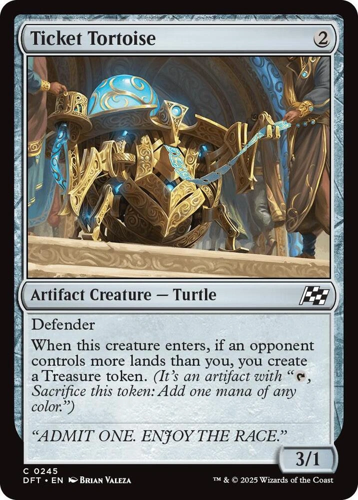 Ticket Tortoise Foil
