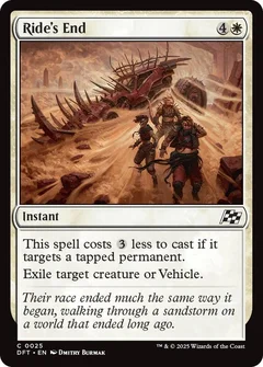 Ride's End Foil 25