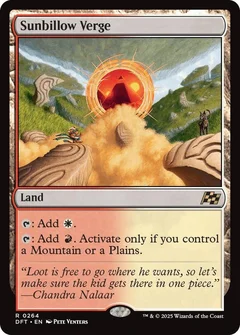 Sunbillow Verge Foil 264