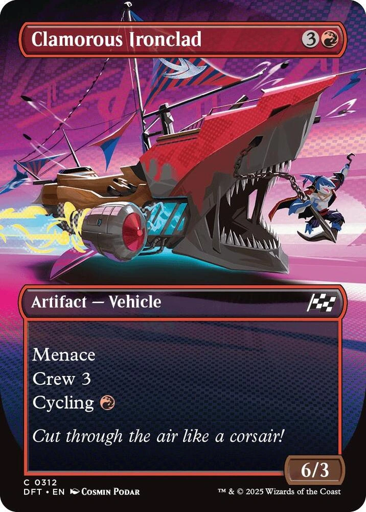 Clamorous Ironclad (Borderless) Foil