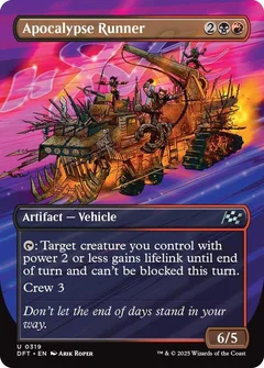 Apocalypse Runner (Borderless) Foil 319