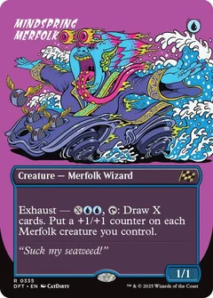 Mindspring Merfolk (Borderless) Foil 335