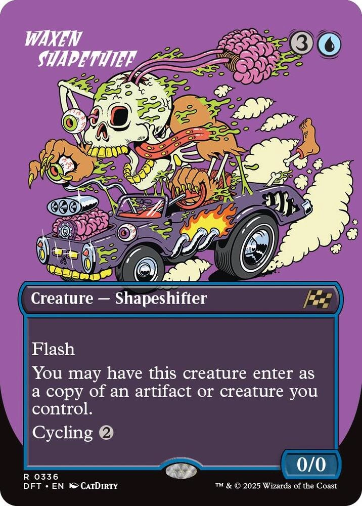 Waxen Shapethief (Borderless) Foil
