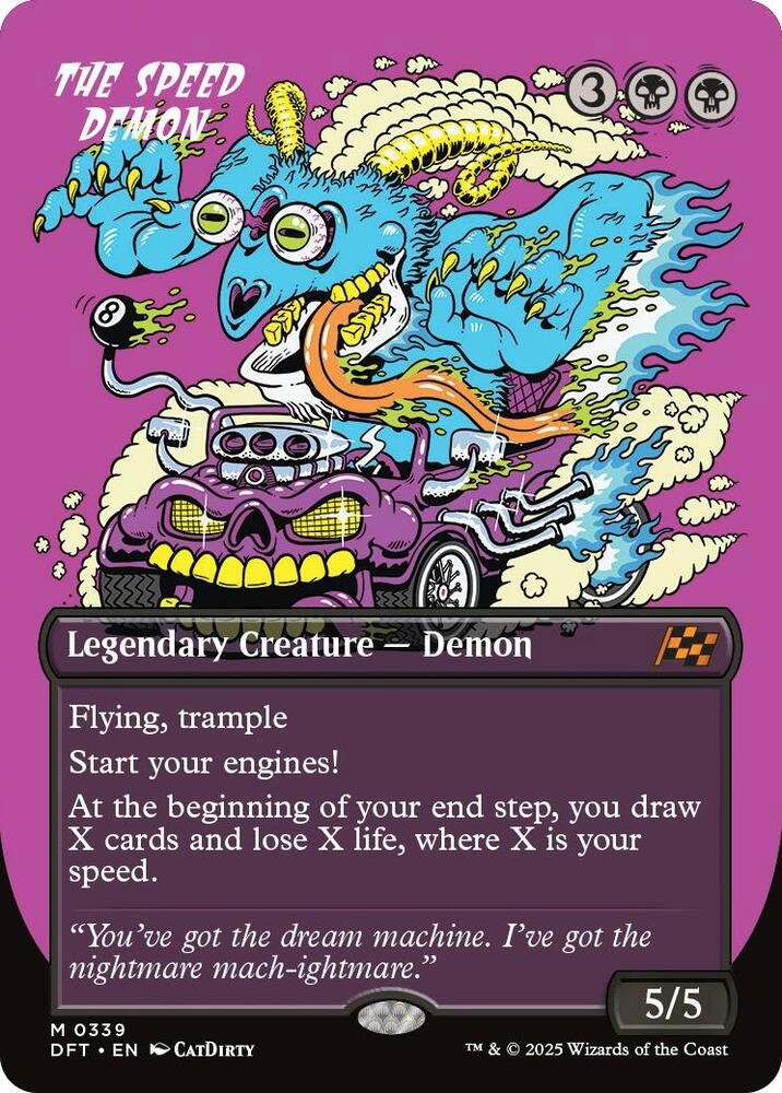 The Speed Demon (Borderless) Foil