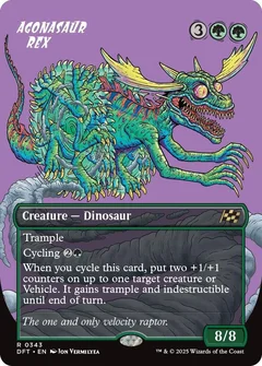 Agonasaur Rex (Borderless) Foil 343