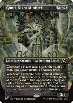 Gonti, Night Minister (Borderless) Foil 357