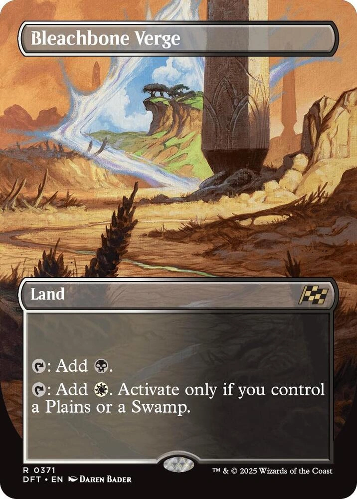 Bleachbone Verge (Borderless) Foil