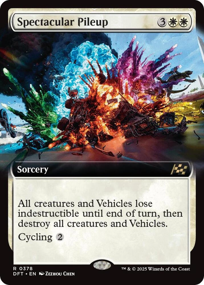 Spectacular Pileup (Extended Art) Foil
