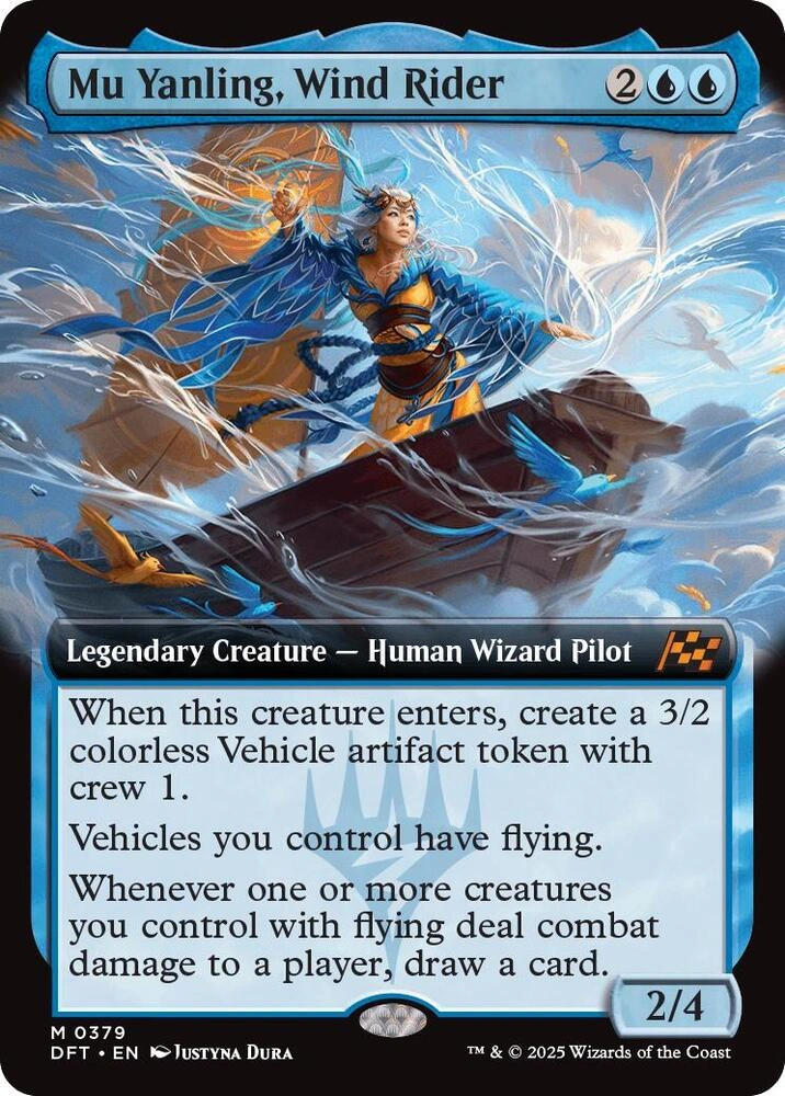 Mu Yanling, Wind Rider (Extended Art) Foil