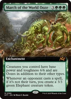 March of the World Ooze (Extended Art) Foil 388