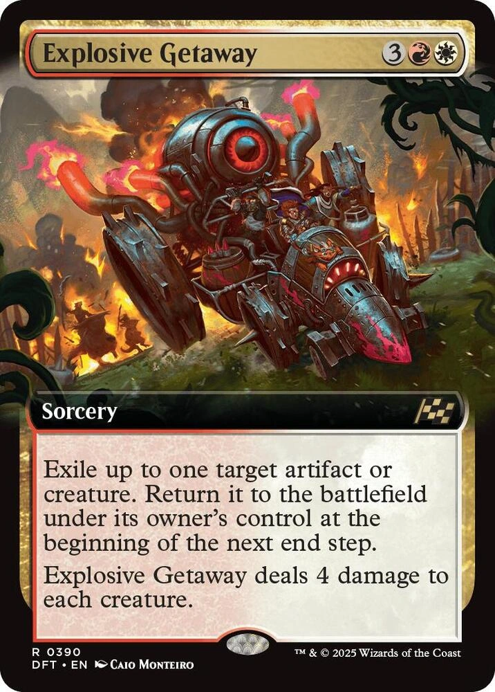 Explosive Getaway (Extended Art) Foil
