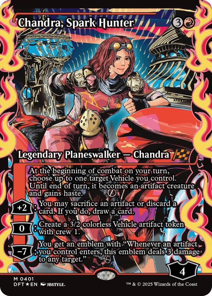 Chandra, Spark Hunter (Showcase) Foil