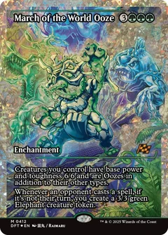 March of the World Ooze (Showcase) (Fracture Foil) 412