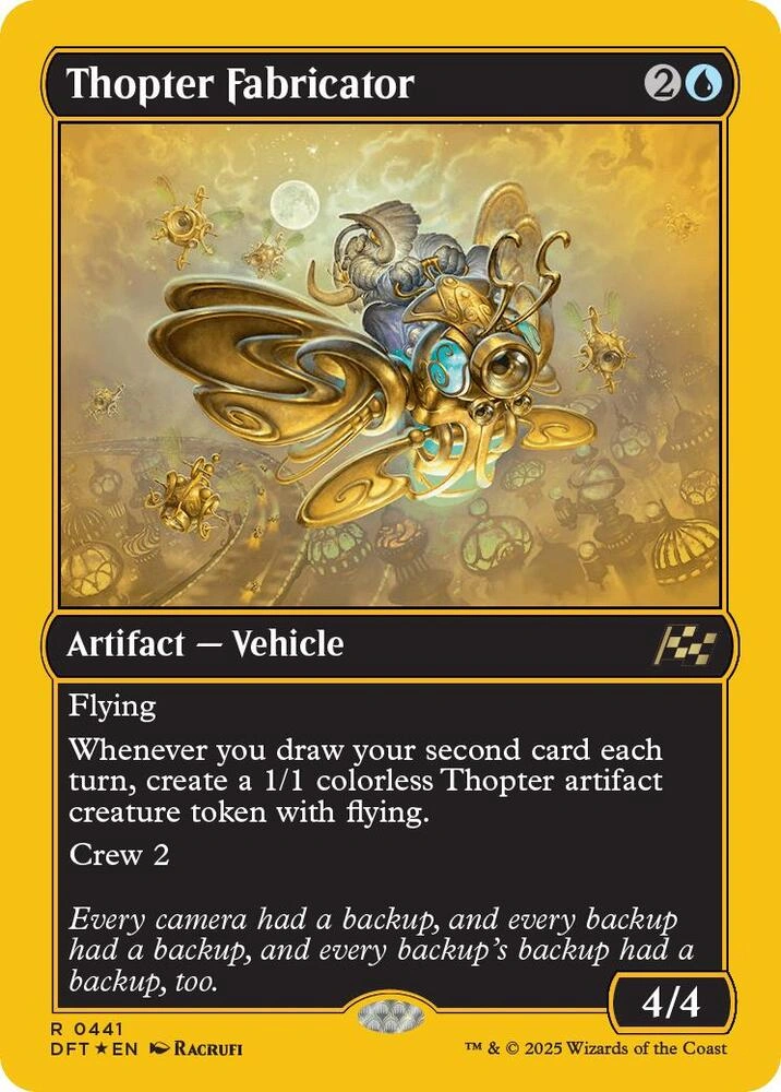 Thopter Fabricator (First-Place Foil)