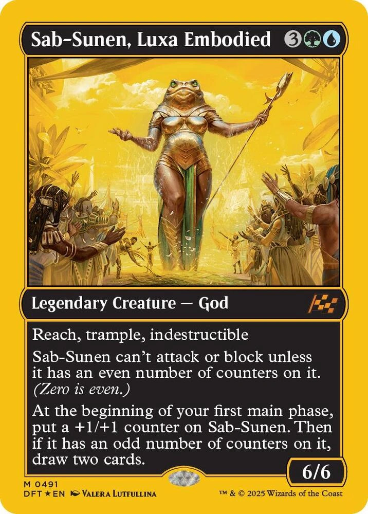 Sab-Sunen, Luxa Embodied (First-Place Foil)