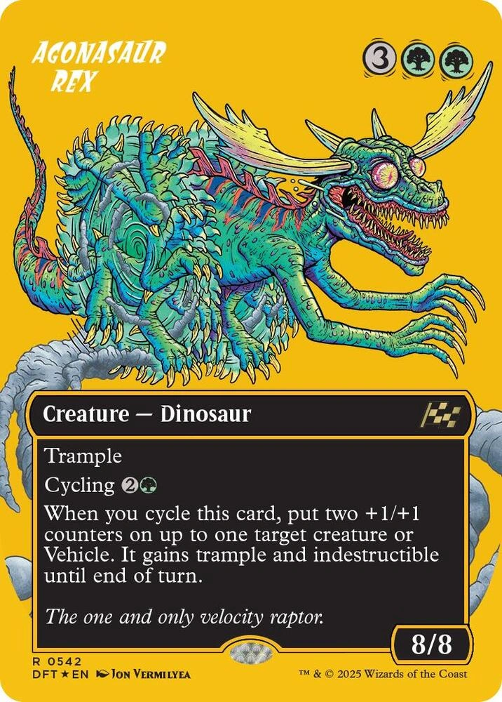 Agonasaur Rex (Borderless) (First-Place Foil)