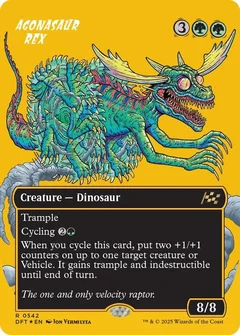 Agonasaur Rex (Borderless) (First-Place Foil) 542