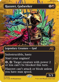 Hazoret, Godseeker (Borderless) (First-Place Foil) 546