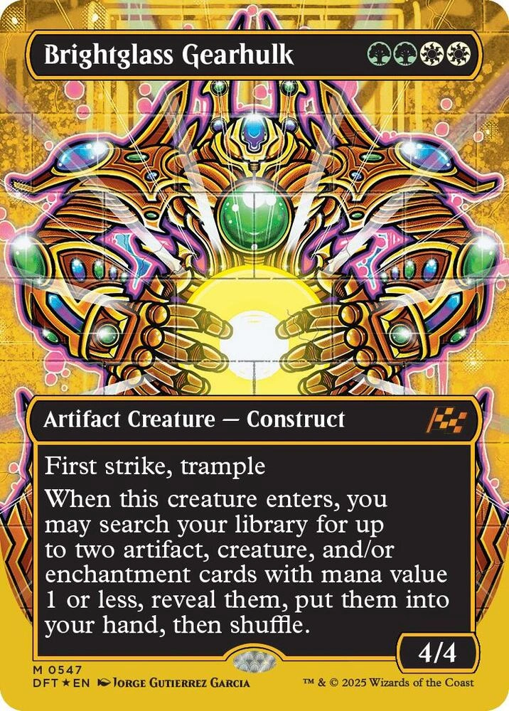 Brightglass Gearhulk (Borderless) (First-Place Foil)