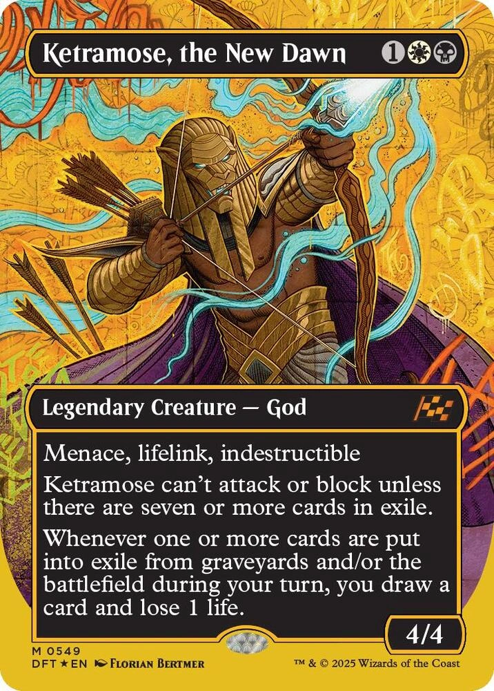 Ketramose, the New Dawn (Borderless) (First-Place Foil)