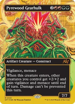 Pyrewood Gearhulk (Borderless) (First-Place Foil) 551