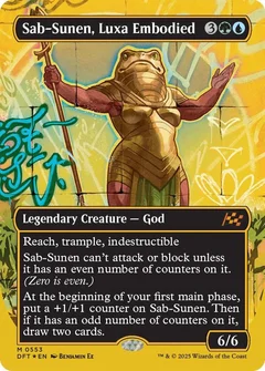Sab-Sunen, Luxa Embodied (Borderless) (First-Place Foil) 553