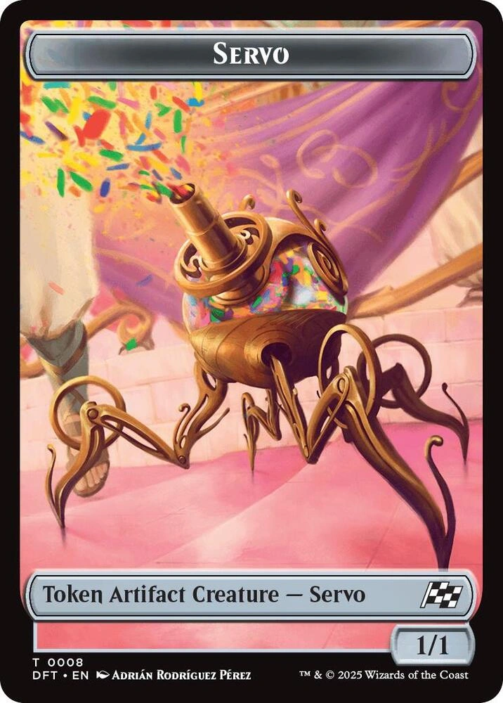 Servo // Thopter (0009) Double-Sided Token Foil