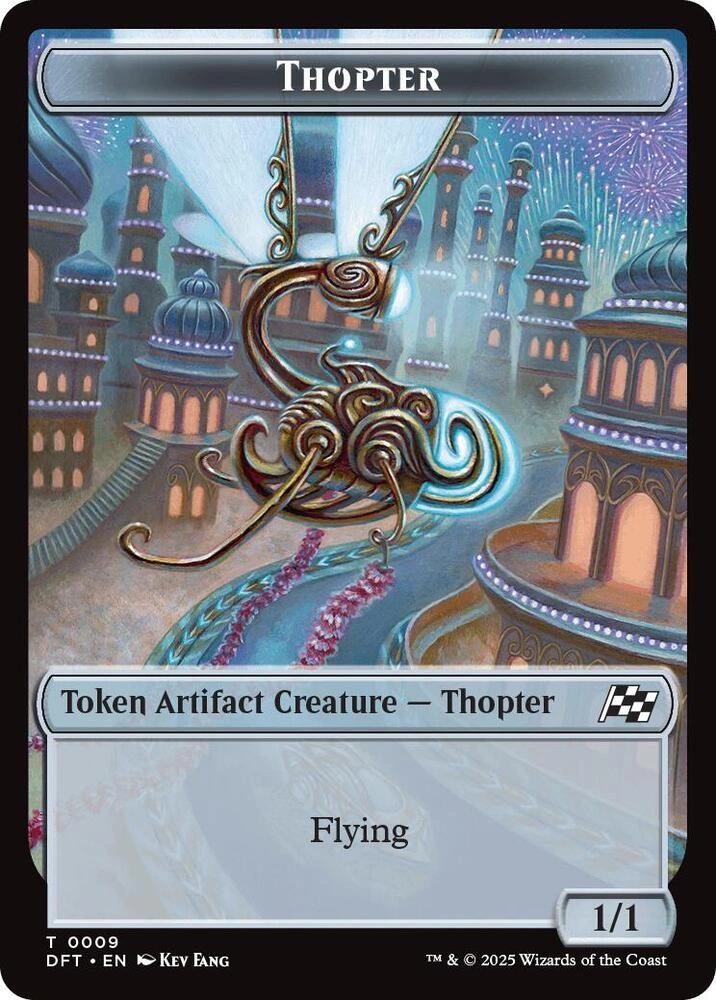 Thopter (0009) // Treasure Double-Sided Token Foil