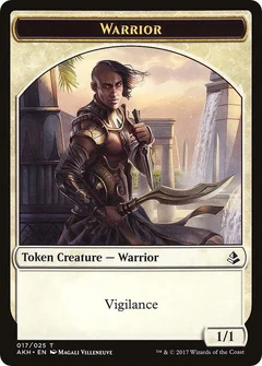 Warrior // Labyrinth Guardian Double-Sided Token 17 // 8