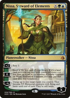 Nissa, Steward of Elements Foil 204