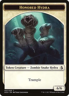 Honored Hydra // Warrior Double-Sided Token 7 // 17