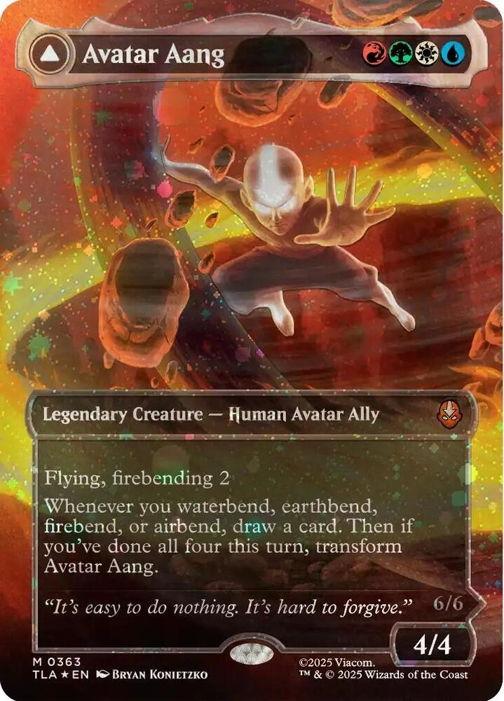 Avatar Aang (Raised Foil)