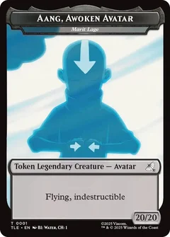 Aang, Awoken Avatar - Marit Lage // Treasure Double-Sided Token 1 // 22