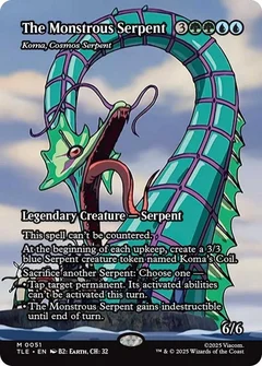 The Monstrous Serpent - Koma, Cosmos Serpent (Borderless) 51