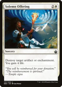Solemn Offering Foil 107
