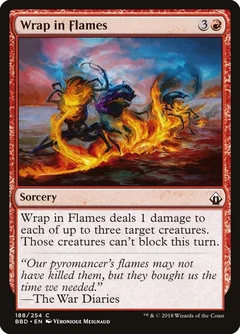 Wrap in Flames Foil 188